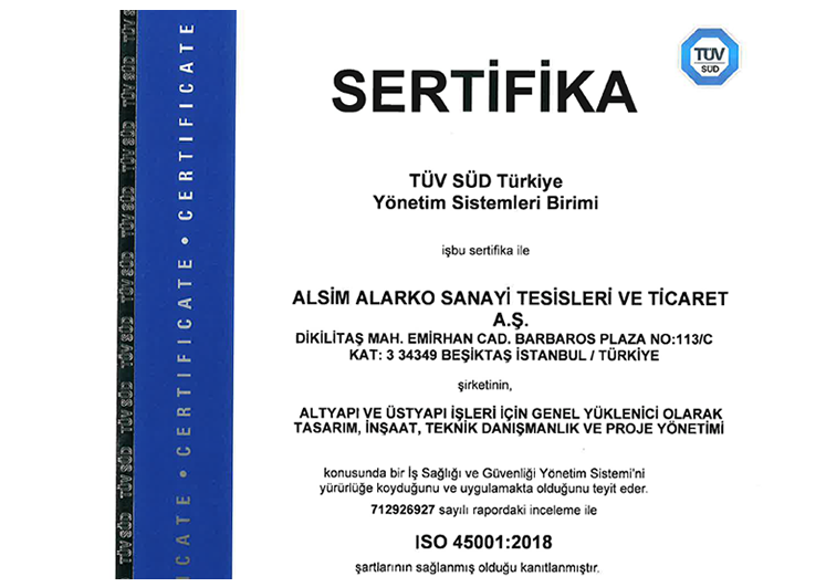 ISO 45001 İSG Yönetimi