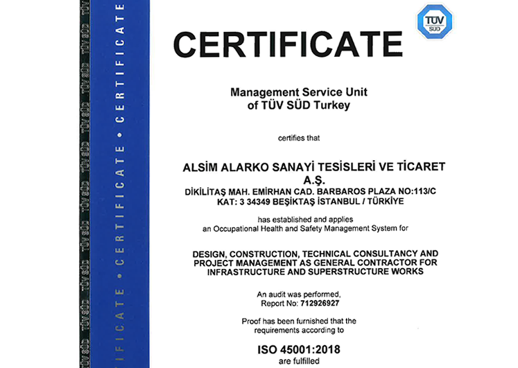 ISO 45001 OHS Management