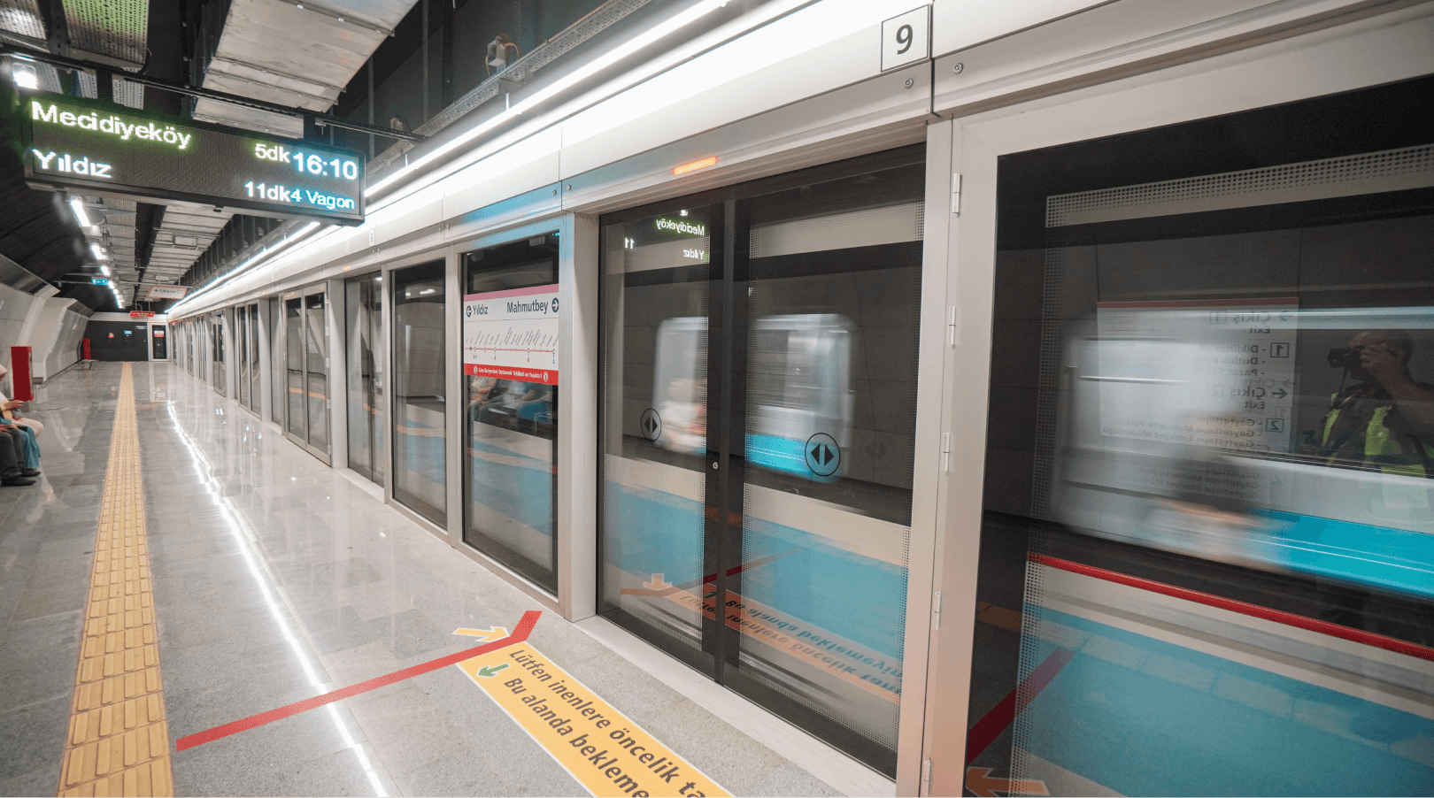 İstanbul Metro Kabataş - Mecidiyeköy - Mahmutbey Rail System Line